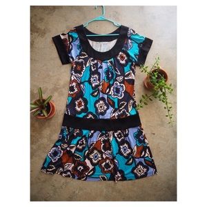 DVF drop waist dress